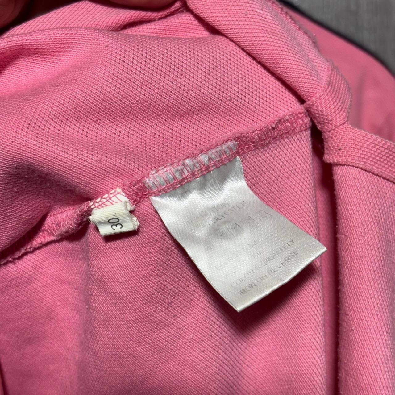 Yves Saint Laurent VINTAGE YVES SAINT LAURENT YSL BIG SPELLOUT LOGO PINK POLO Size US L / EU 52-54 / 3 - 6 Thumbnail