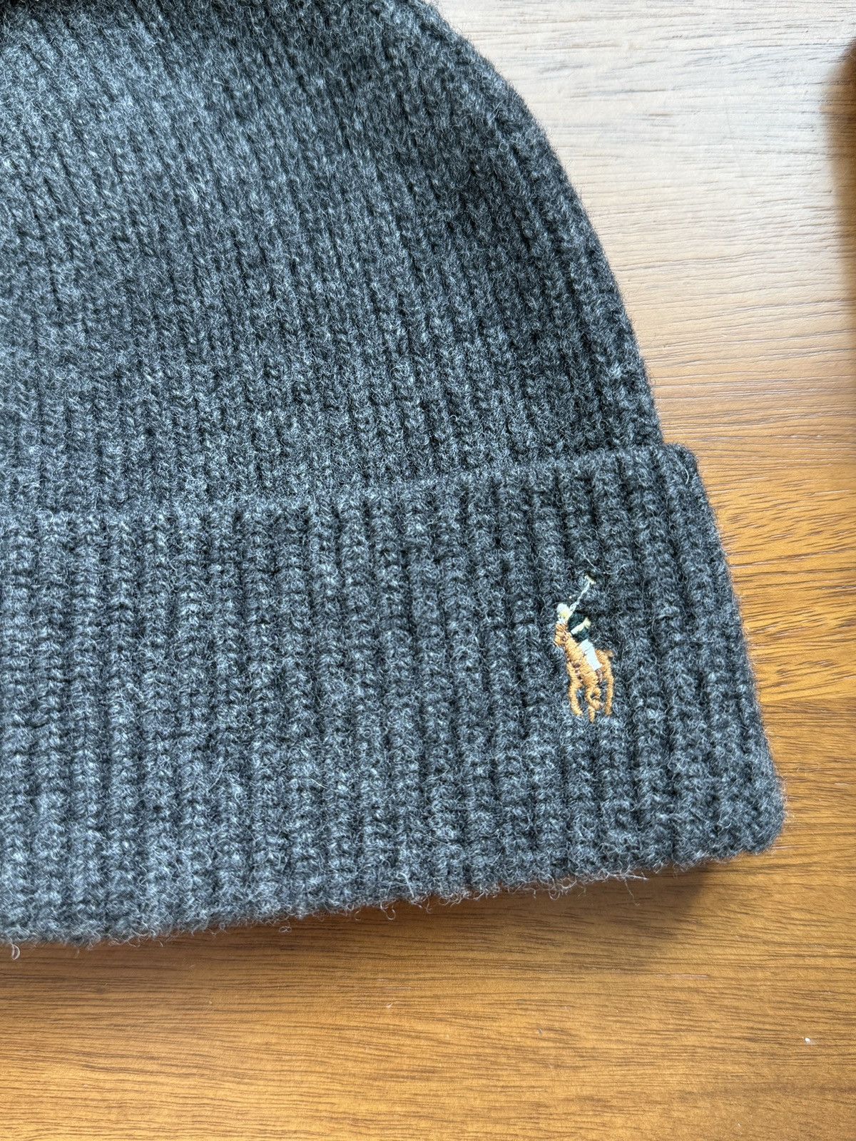 Polo Ralph Lauren Polo Ralph Lauren Wool Knit Beanie Hat Size ONE SIZE - 2 Thumbnail