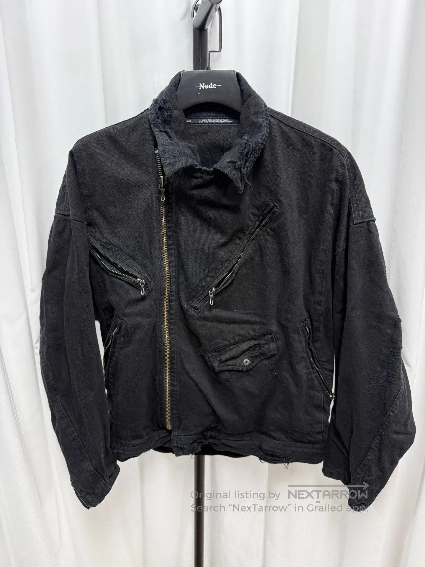 Julius Julius 7 Distressed Denim Jacket. Size US M / EU 48-50 / 2 - 6 Thumbnail
