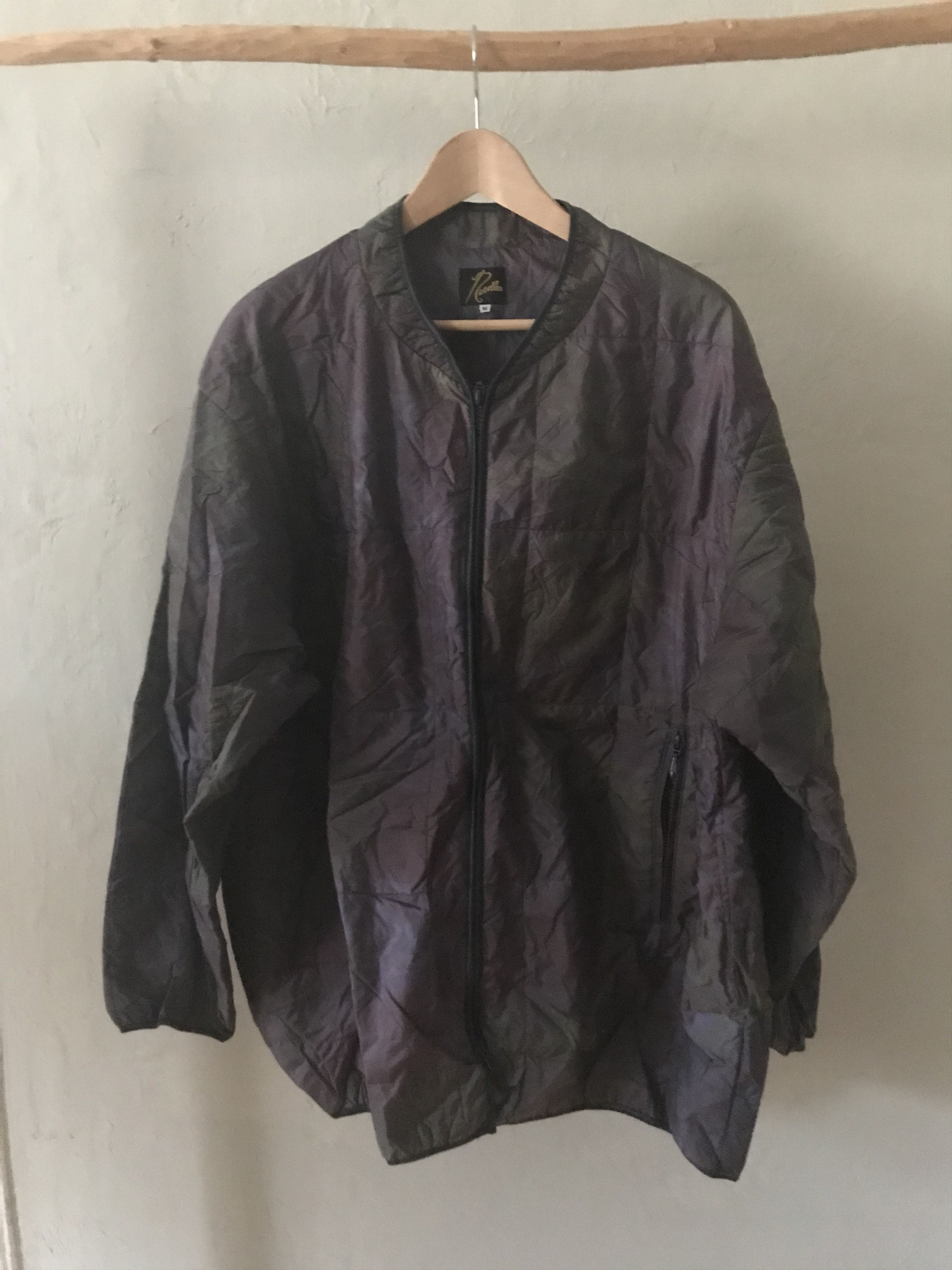 image of Needles Purple/green Camouflage Liner Jacket, Men's (Size Medium)