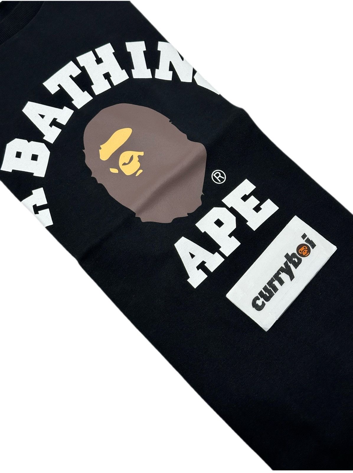 Bape CLASSIC Bape College Tee Black Size US M / EU 48-50 / 2 - 4 Thumbnail