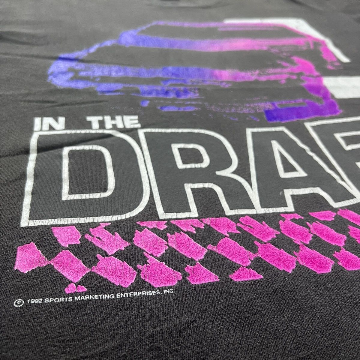 Vintage Vintage 90s NASCAR Winston Cup In The Draft Promo Tee Faded Size US XL / EU 56 / 4 - 3 Thumbnail