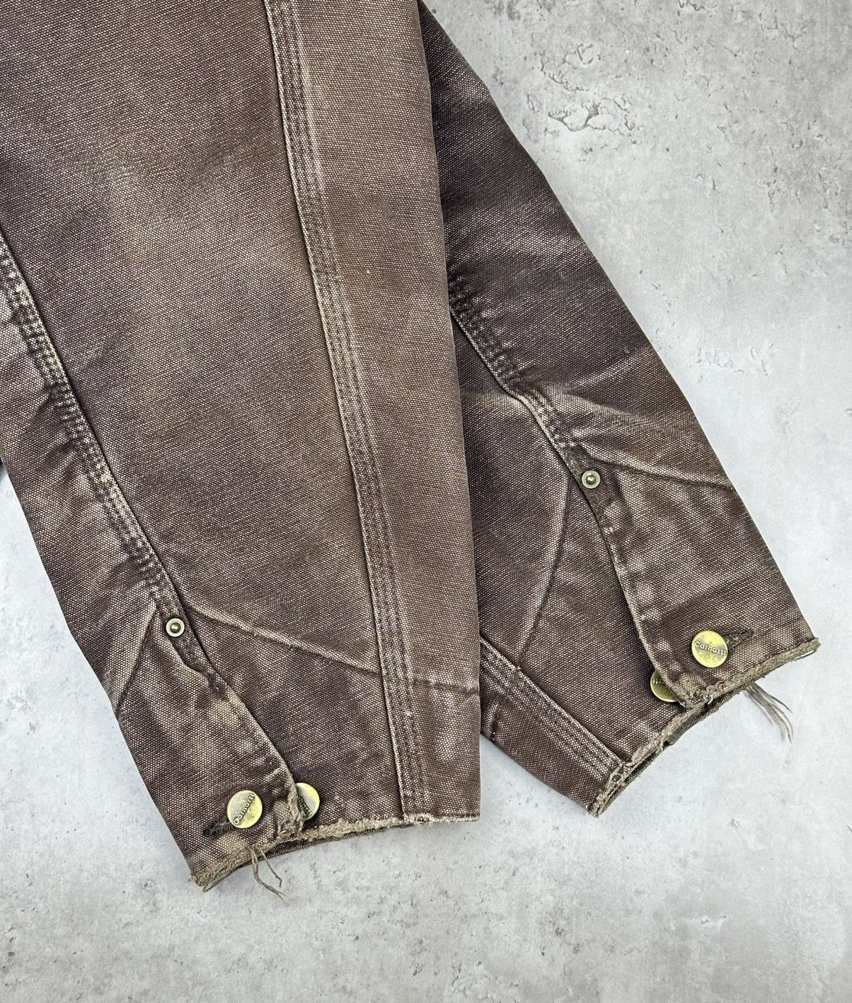 Carhartt Carhartt Distressed Work Jacket Heavy Canvas L Made In USA Size US L / EU 52-54 / 3 - 7 Thumbnail
