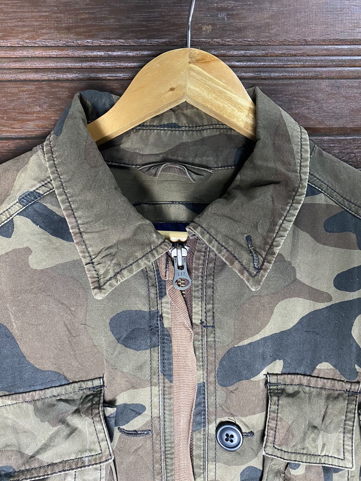 Gap × Vintage Vintage Gap Inspired Military Tactical Jacket Size US L / EU 52-54 / 3 - 6 Thumbnail