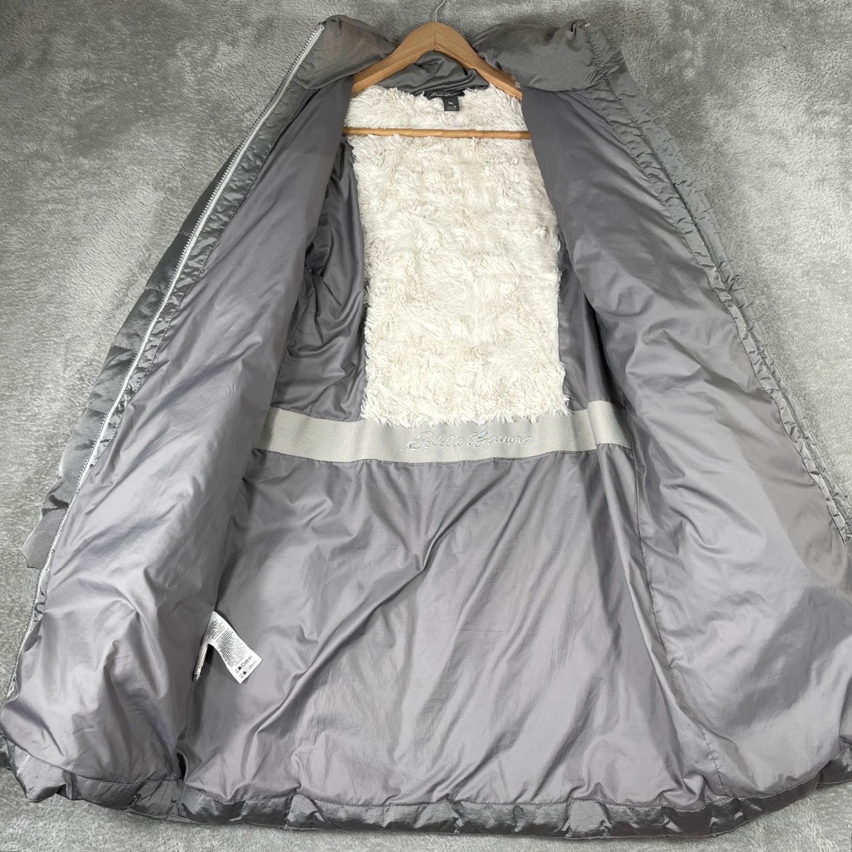Eddie Bauer Eddie Bauer Down Parka Womens M Gray Faux Fur Lined Long Puffer Jacket Coat Size M / US 6-8 / IT 42-44 - 7 Thumbnail
