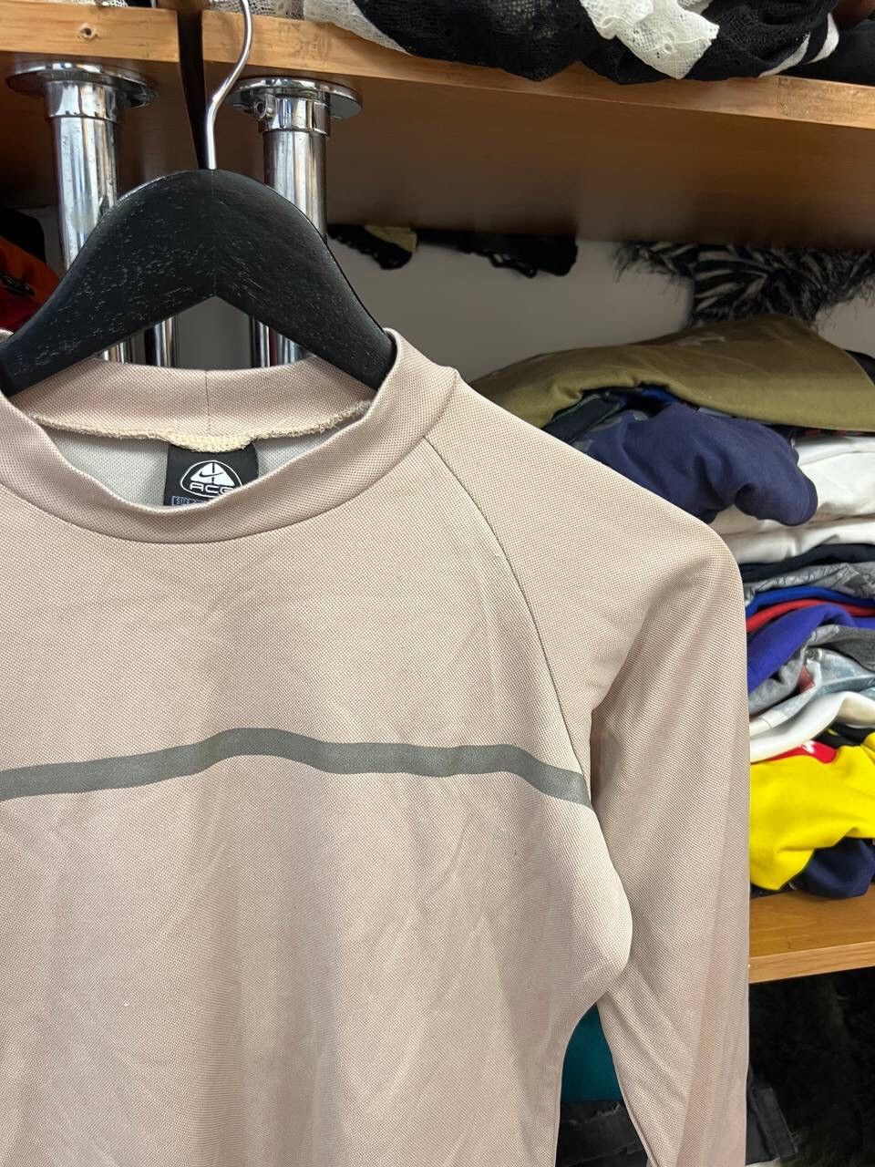 Nike Vintage Nike ACG Tech Longsleeve Gray Athletic Top Size US S / EU 44-46 / 1 - 3 Thumbnail