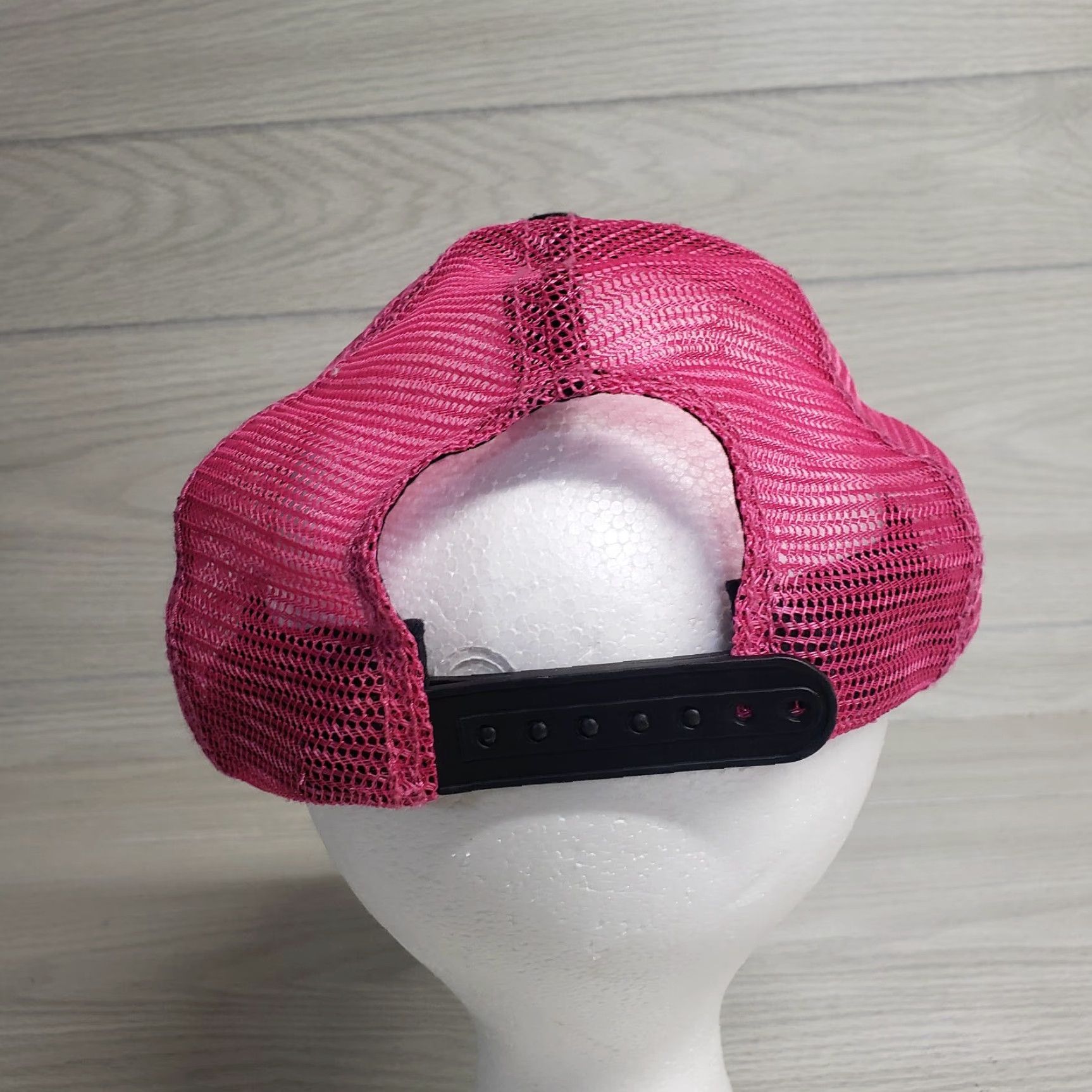 Vintage Maiden NC Pink Black Embroidered Hat Cap Baseball Adult Adjustable Hat Size ONE SIZE - 3 Thumbnail