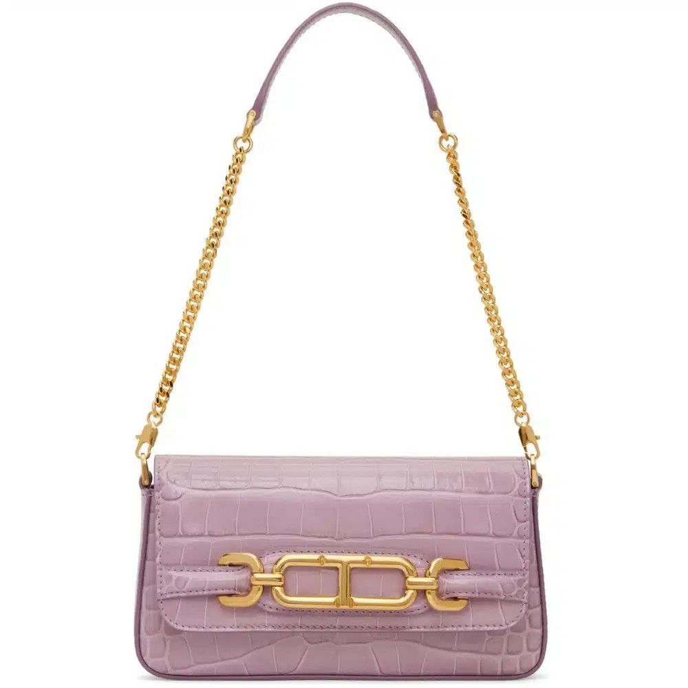 Tom Ford o1loc1c0425 L1836 Size: OS / Croco Embossed Small Chain Bag Size ONE SIZE - 2 Thumbnail
