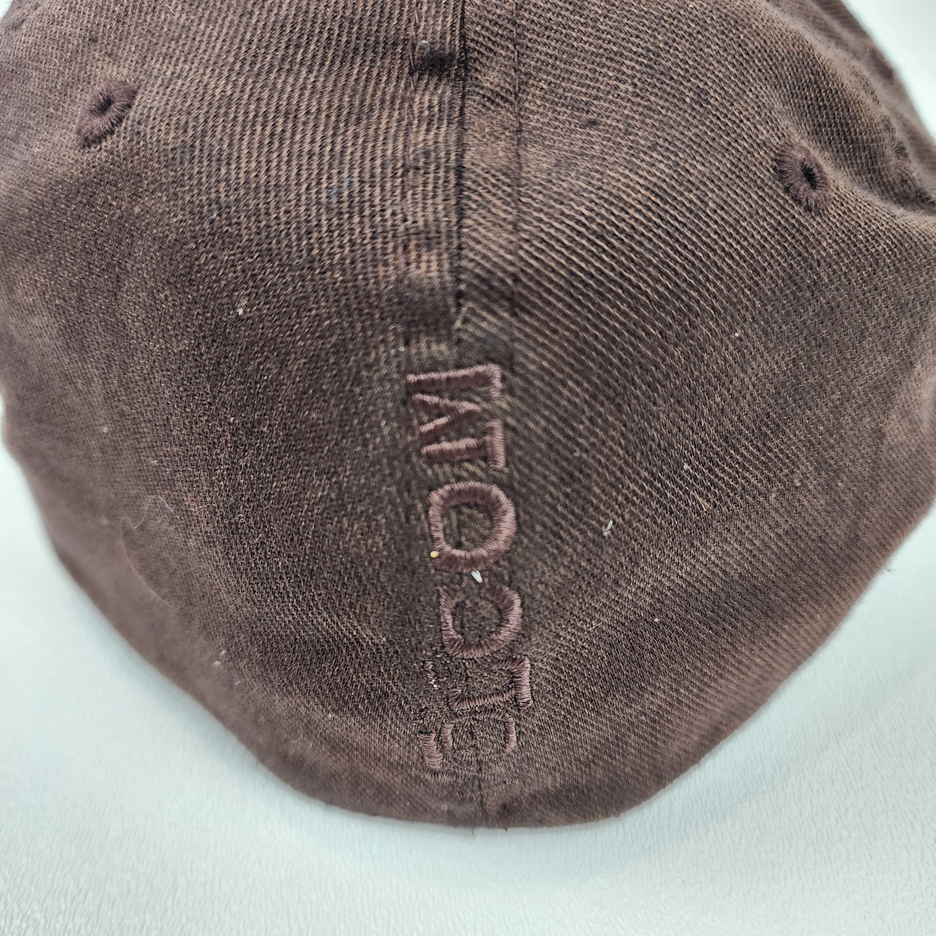 Volcom Y2K Volcom Stone Flexfit Hat Brown Black Skate Cap S/M Size ONE SIZE - 4 Thumbnail
