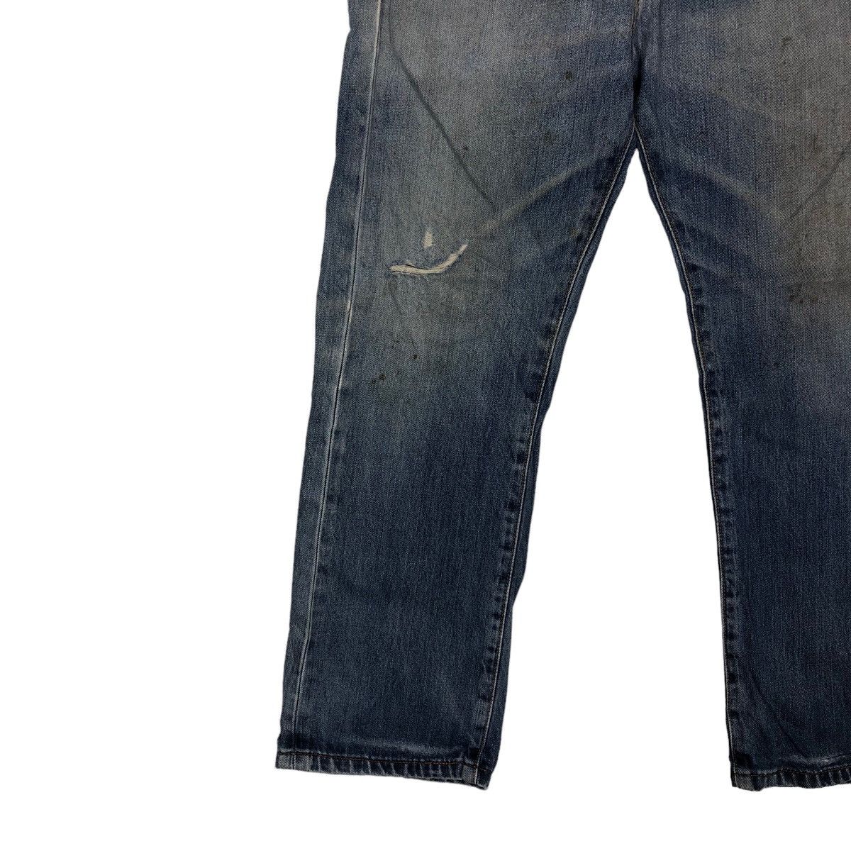 Levi's 🔥VINTAGE LEVI’S STRAIGHT CUT DISTRESSED DENIM JEANS Size US 30 / EU 46 - 7 Thumbnail
