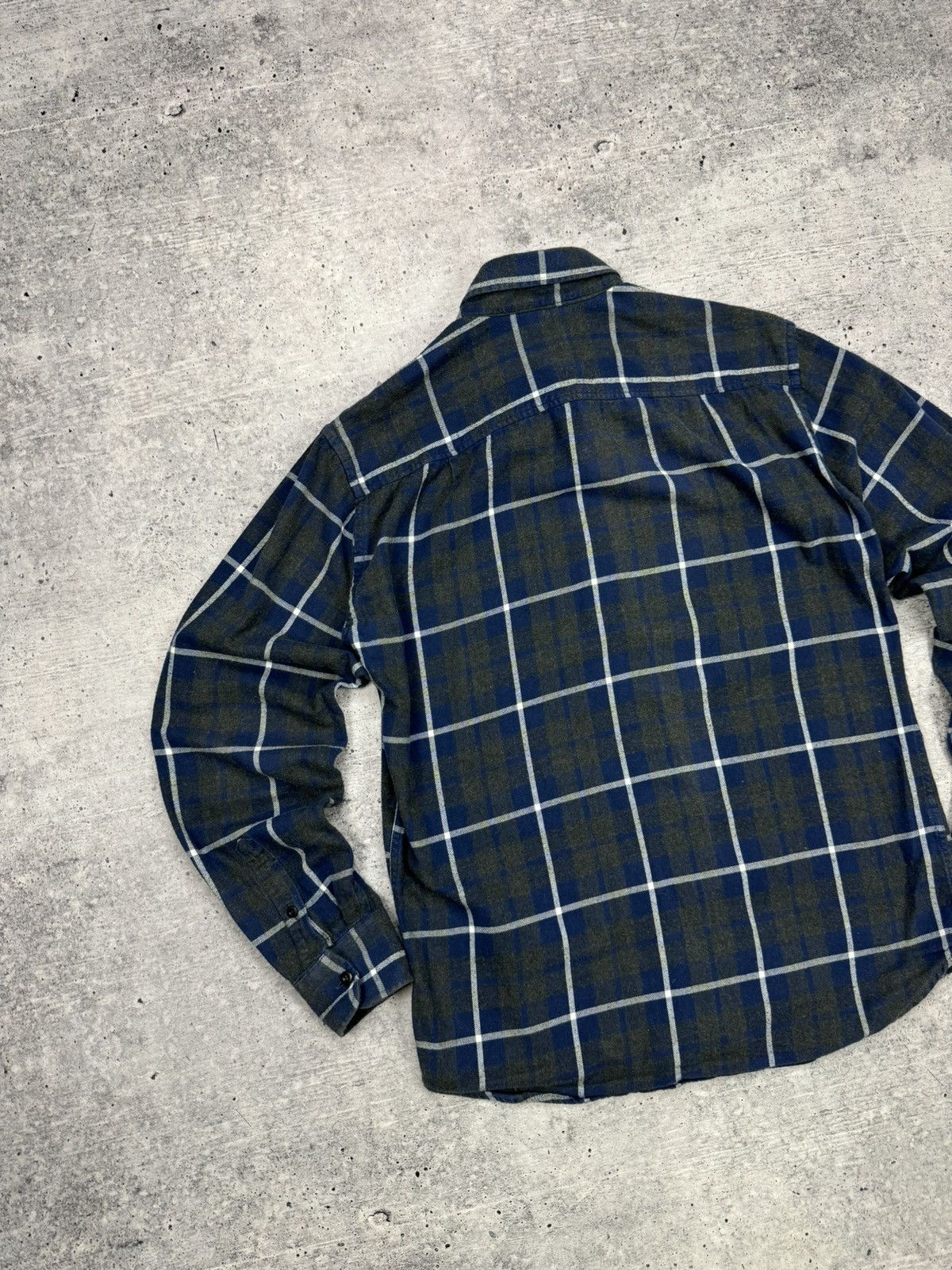 Designer × Vintage Vintage Y2K Plaid Flannel Checkered Shirt Travis Scott Style Size US S / EU 44-46 / 1 - 15 Thumbnail