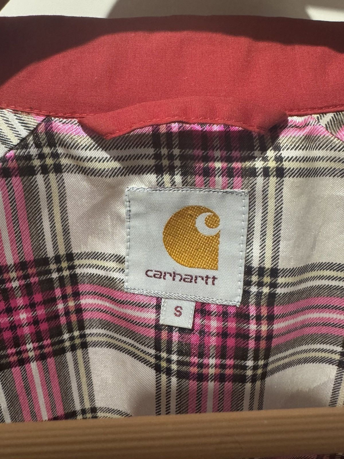 Carhartt Carhartt Rude Jacket – Red Harrington Style Size US S / EU 44-46 / 1 - 5 Thumbnail