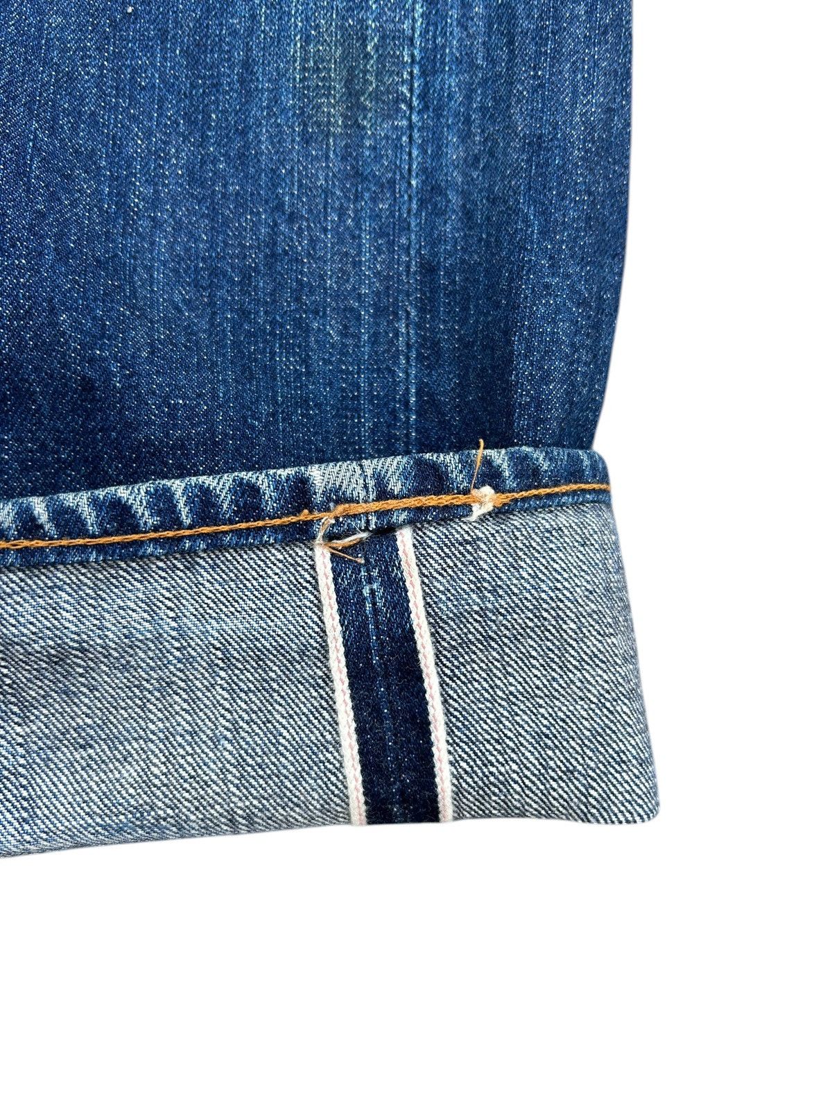 Kapital Vintage Levis Big E Selvedge Distressed Denim Jeans Size US 30 / EU 46 - 4 Thumbnail