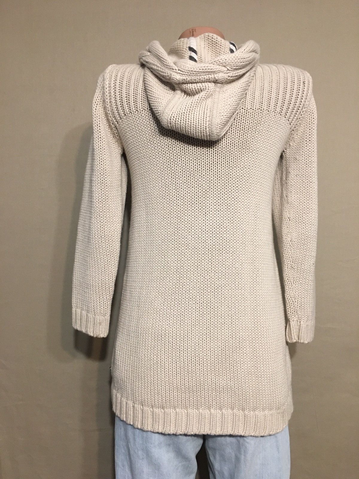 Burberry BURBERRY Beige Cotton Angora Knit Teens Cardigan Size XS / US 0-2 / IT 36-38 - 6 Thumbnail