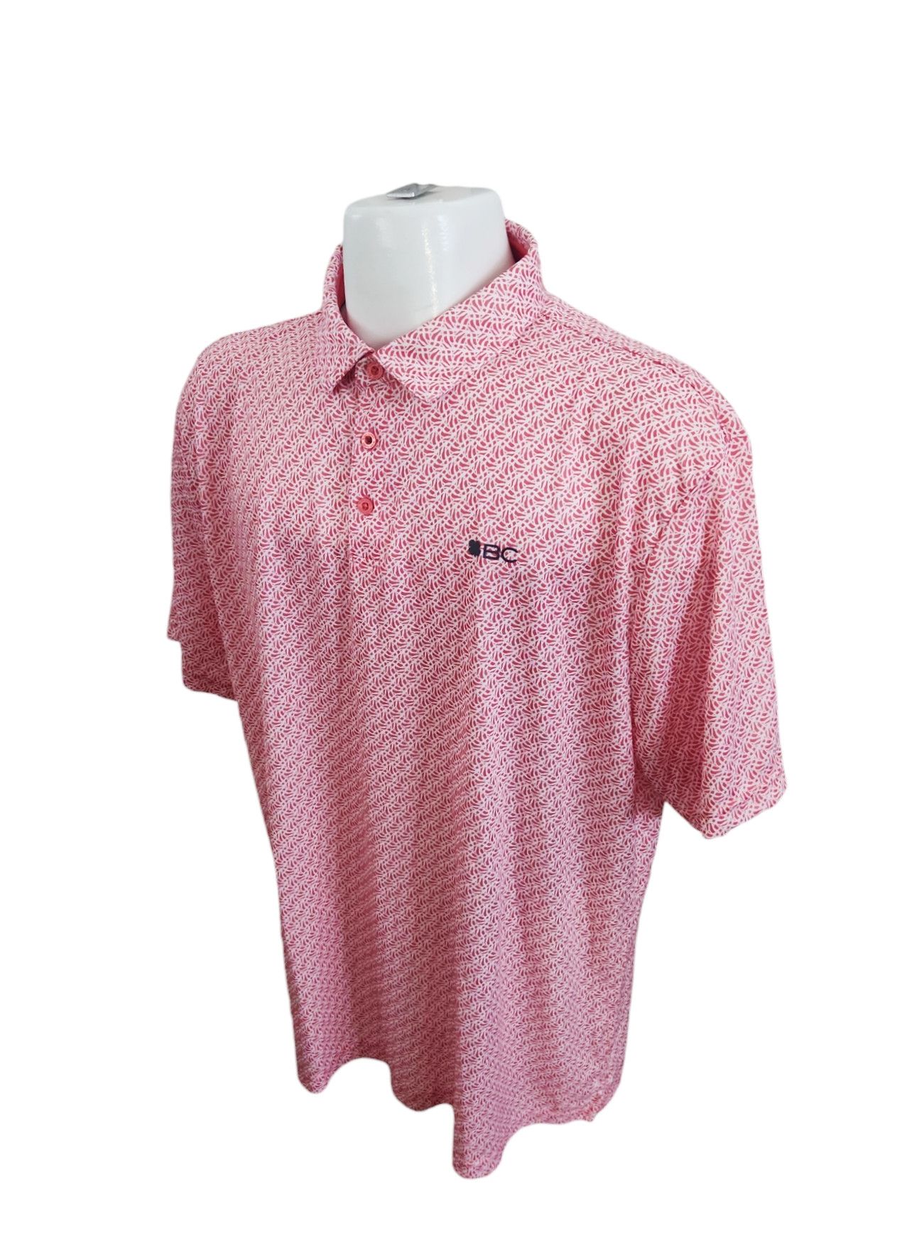 Other Black Clover Twisted Golf Polo Desert Rose White size XXL Size US XXL / EU 58 / 5 - 3 Thumbnail