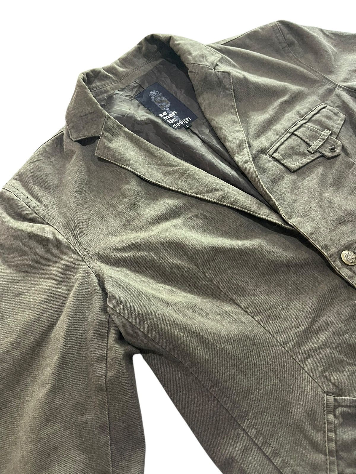 If Six Was Nine Semantic Design Sunfaded Blazer Jacket Size US L / EU 52-54 / 3 - 6 Thumbnail