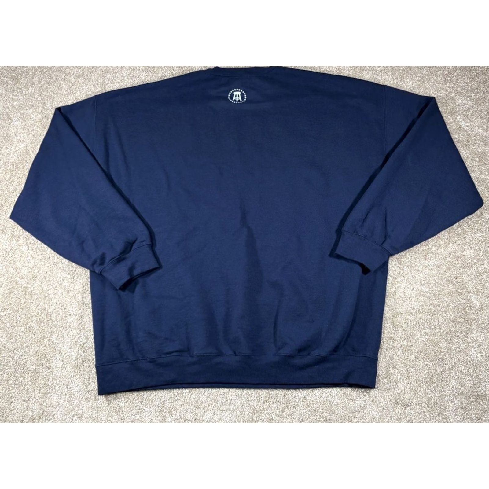 Gildan VINTAGE Drake Maye New England Patriots Barstool Crewneck Sweatshirt • Men's Size 2XL Blue Graphic Print Sweatshirt Mens 2XL Size US XXL / EU 58 / 5 - 3 Thumbnail