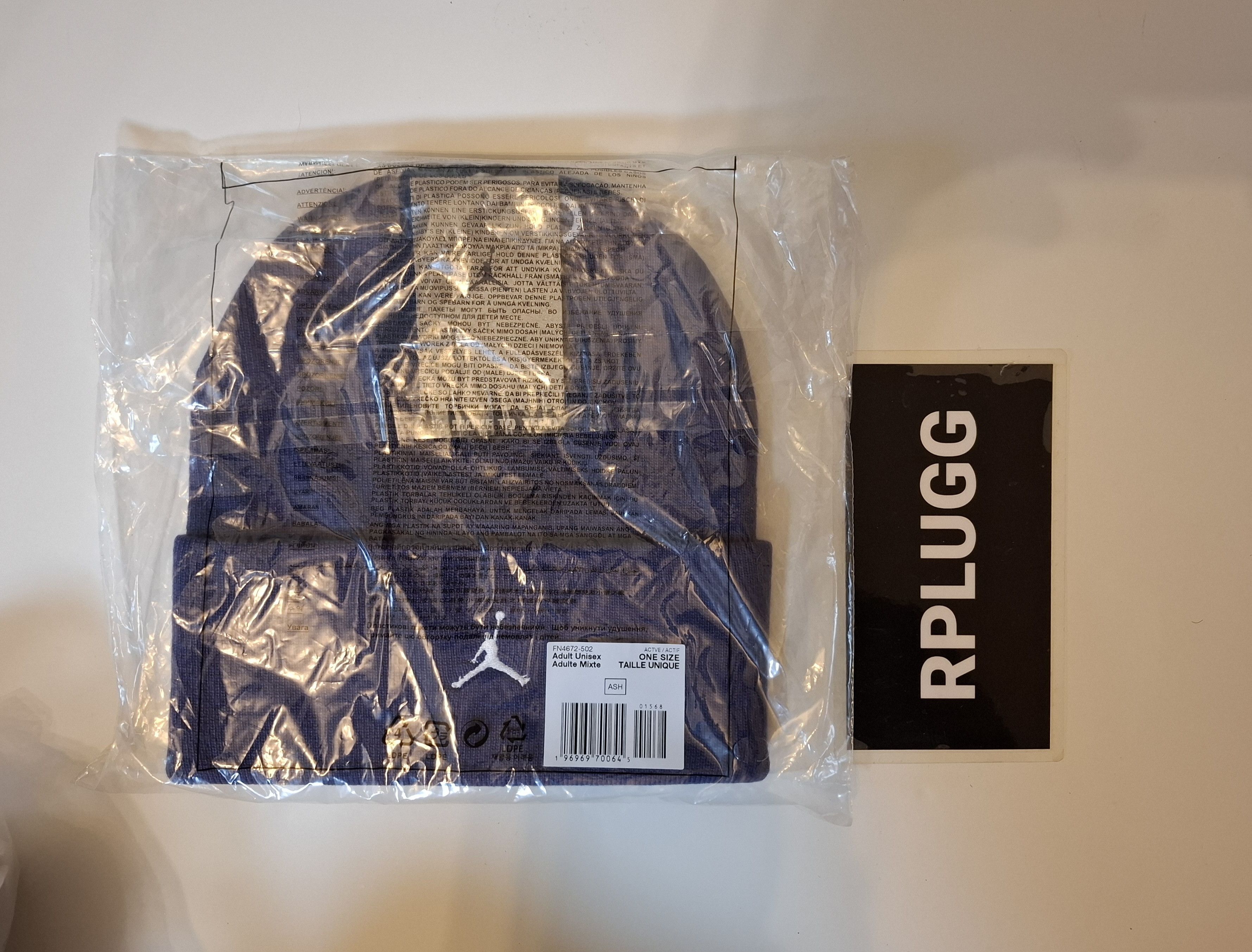 Jordan Brand Nike U Jordan PEAK BEANIE Purple Size ONE SIZE - 2 Thumbnail