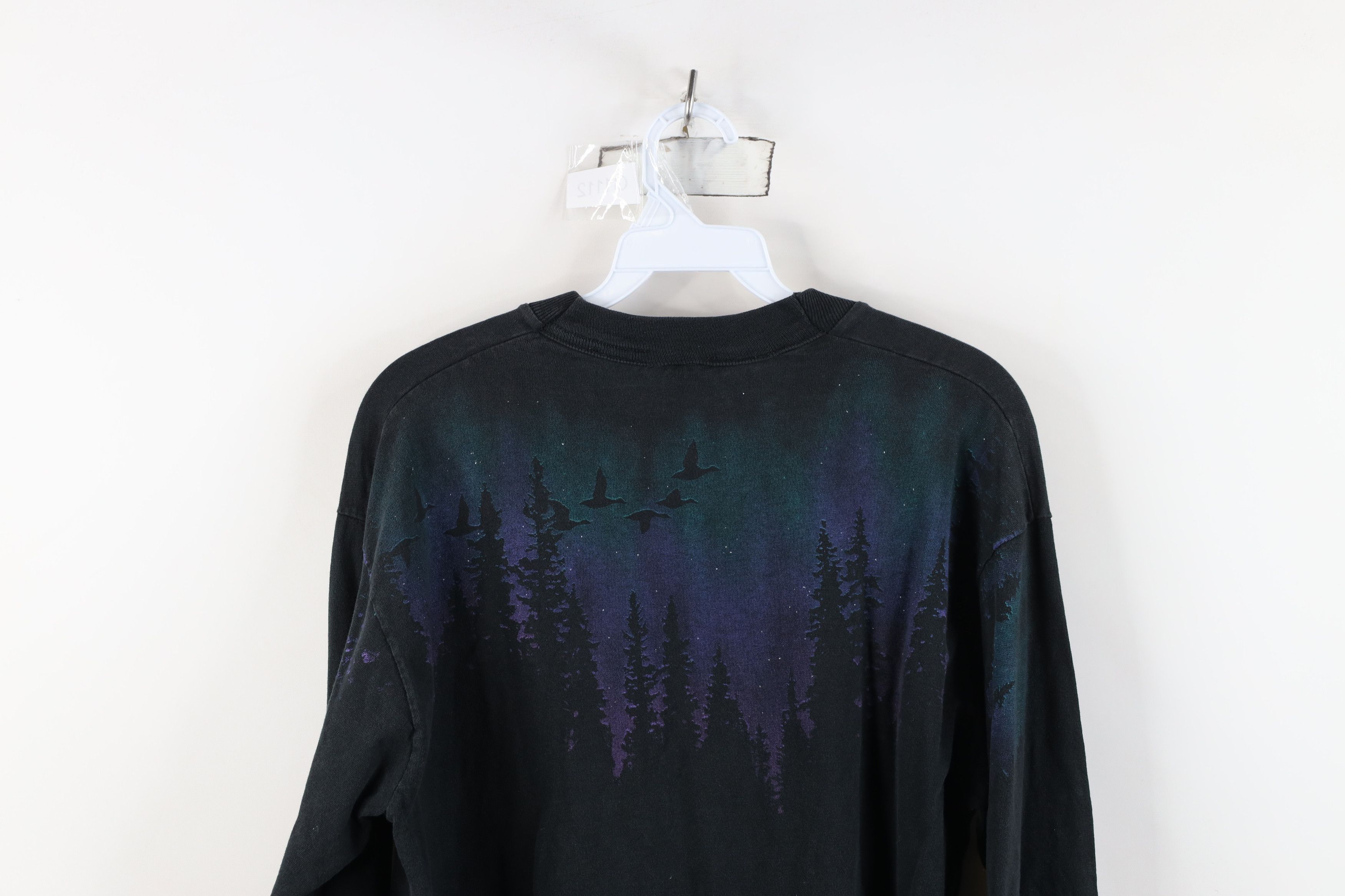 Vintage Vintage 90s Streetwear All Over Print Long Sleeve T-Shirt Size US M / EU 48-50 / 2 - 13 Thumbnail