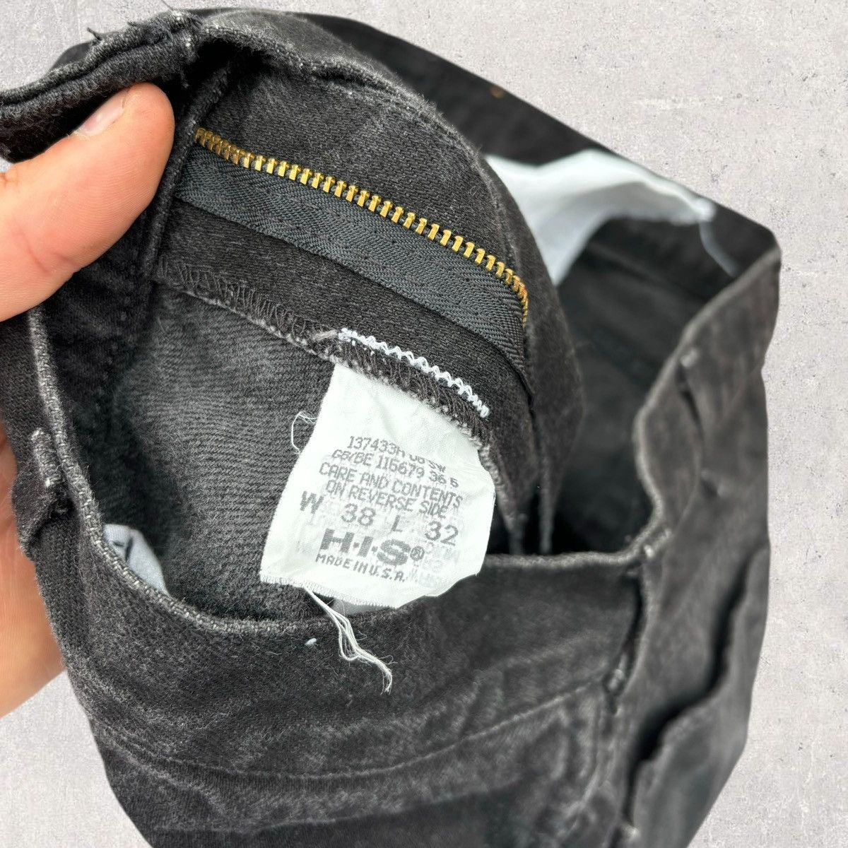 Vintage Vintage Black Jeans Size US 36 / EU 52 - 5 Thumbnail