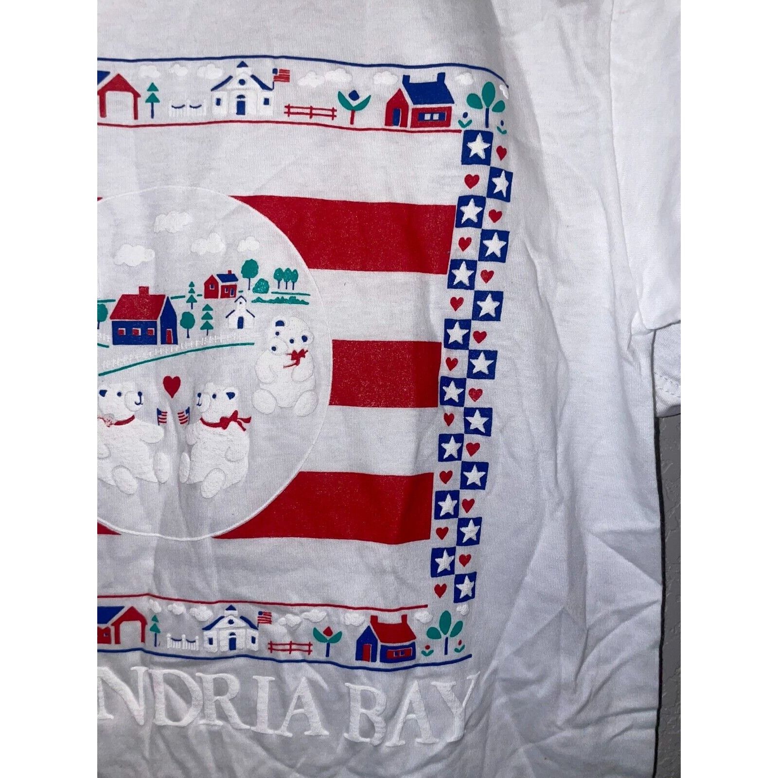 Jerzees Vintage Test Print Shirt New York Alexandria Bay White M Tee Size US M / EU 48-50 / 2 - 5 Thumbnail