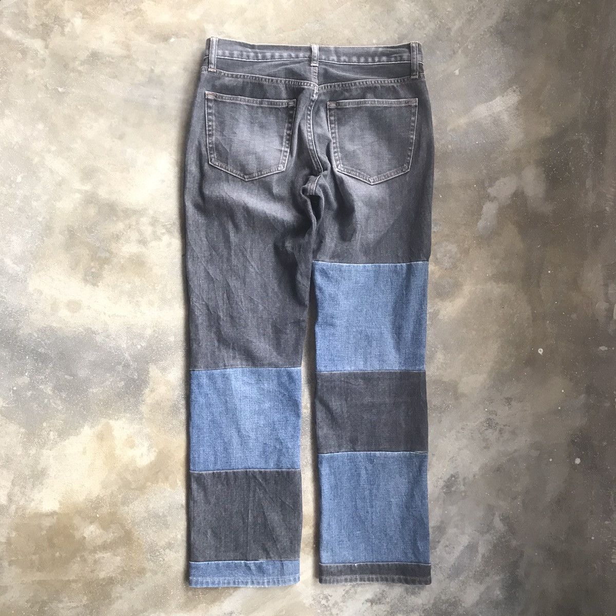 Handmade × Uniqlo Uniqlo Patchwork Jeans Denim Size US 30 / EU 46 - 5 Thumbnail