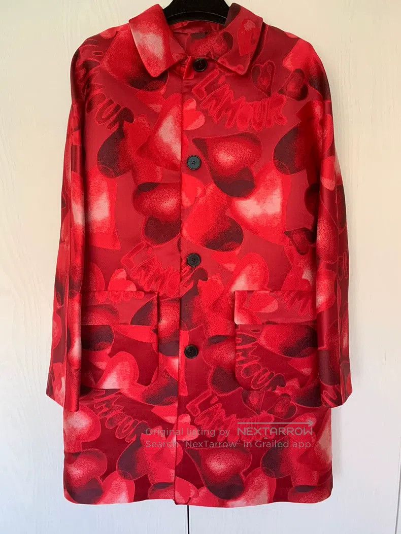 Valentino Valentino Heart print coat coat Size M / US 6-8 / IT 42-44 - 8 Thumbnail