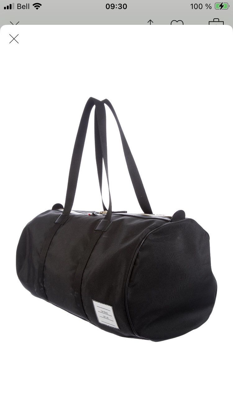 Thom Browne Rare Thom Browne Gym Bag Weekender Black Size ONE SIZE - 2 Thumbnail