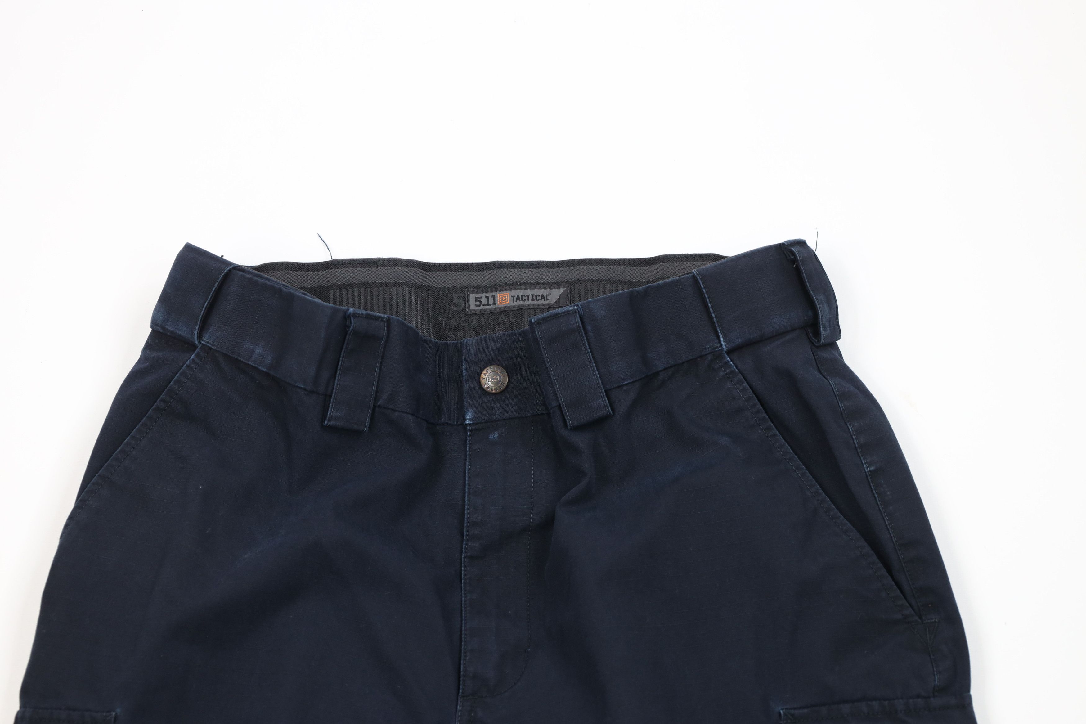 Vintage 5.11 Tactical Series Ripstop Uniform Cargo Pants Navy Blue Size US 34 / EU 50 - 2 Thumbnail