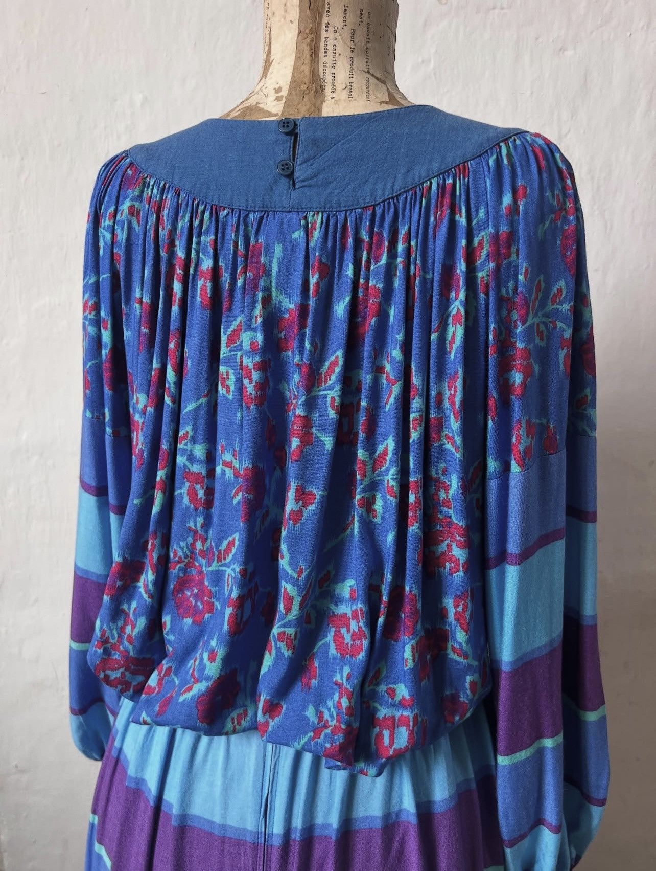 Other Vintage 1970s Anastasia set blouse skirt Francois Viannay Size M / US 6-8 / IT 42-44 - 12 Thumbnail
