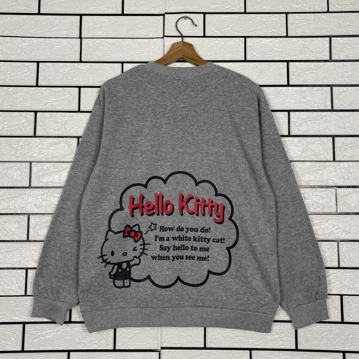 Japanese Brand 📌Vintage Sweatshirt Hello Kitty Big Logo Size US M / EU 48-50 / 2 - 9 Thumbnail