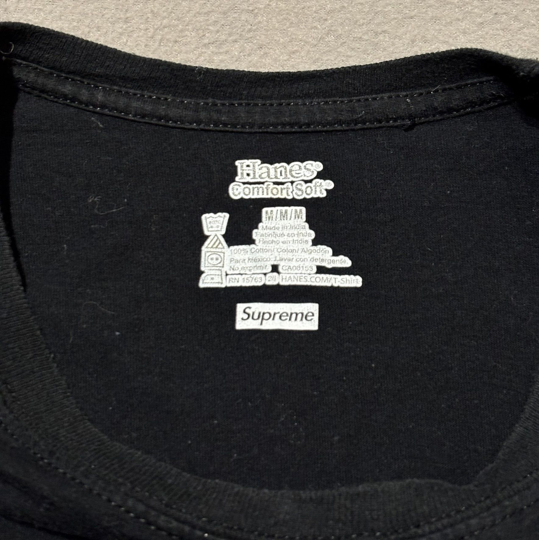 Hanes × Supreme Supreme x Hanes T-Shirt Size. M Size US M / EU 48-50 / 2 - 14 Thumbnail