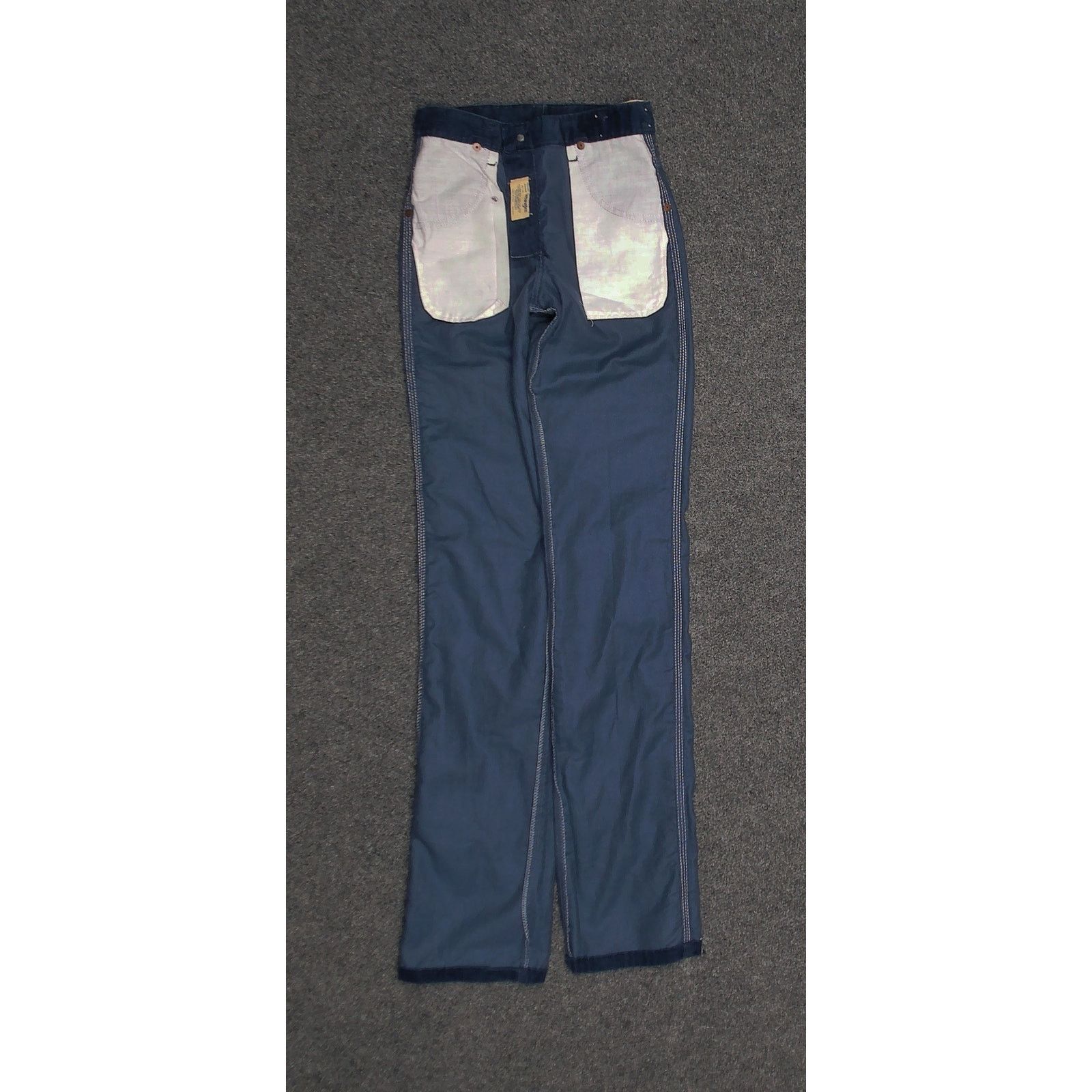 Wrangler VTG 70s Wrangler Corduroy Pants Navy Womens 22x34 Deadstock Size 22" - 5 Thumbnail