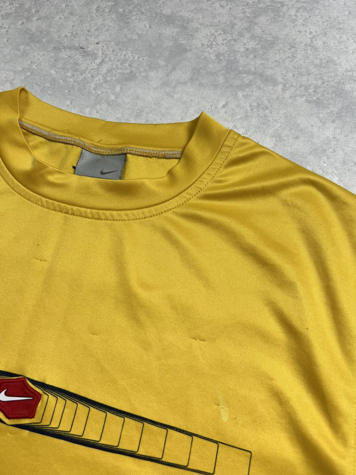 Nike 90s Nike Central Swoosh TN Vintage Y2K Drill Retro T-Shirt Size US S / EU 44-46 / 1 - 6 Thumbnail
