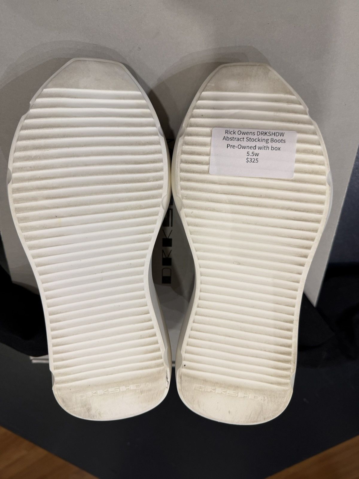 Rick Owens Drkshdw Rick Owens DRKSHDW Abstract Stocking Sneaker Boot Size US 6.5 / IT 36.5 - 9 Thumbnail