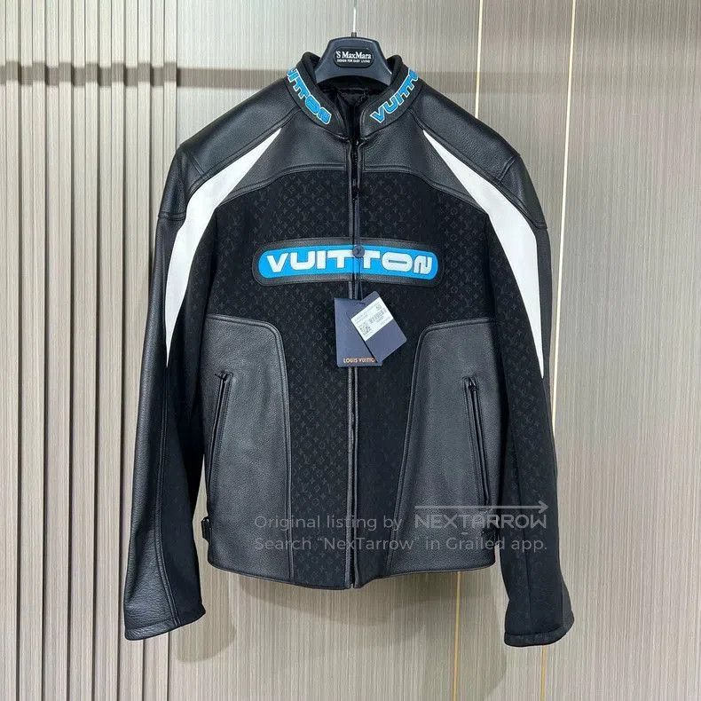 Louis Vuitton louis vuitton monogram leather bomber jacket. Size US L / EU 52-54 / 3 - 1 Thumbnail