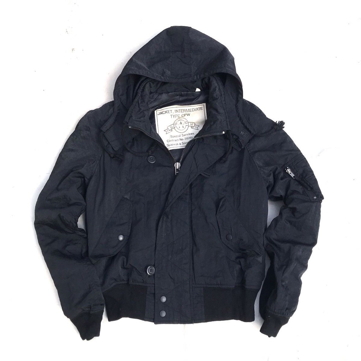 I. Spiewak And Sons Vintage I.Spiewak and sons Usa bomber hoodie Flight Jacket Size US M / EU 48-50 / 2 - 4 Thumbnail