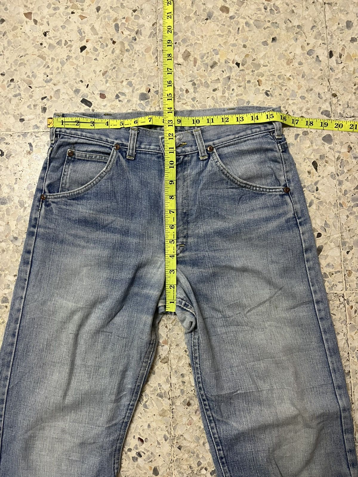 Lee Vintage 70s LEE Rider scovill zipper distressed denim Size US 32 / EU 48 - 10 Thumbnail