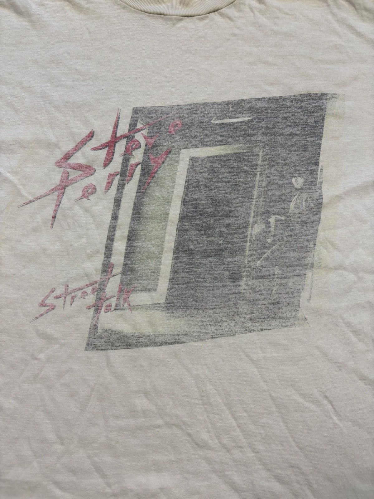 Band Tees 1980s Steve Perry x Journey Captured Street Talk Tee L Rare Size US L / EU 52-54 / 3 - 3 Thumbnail