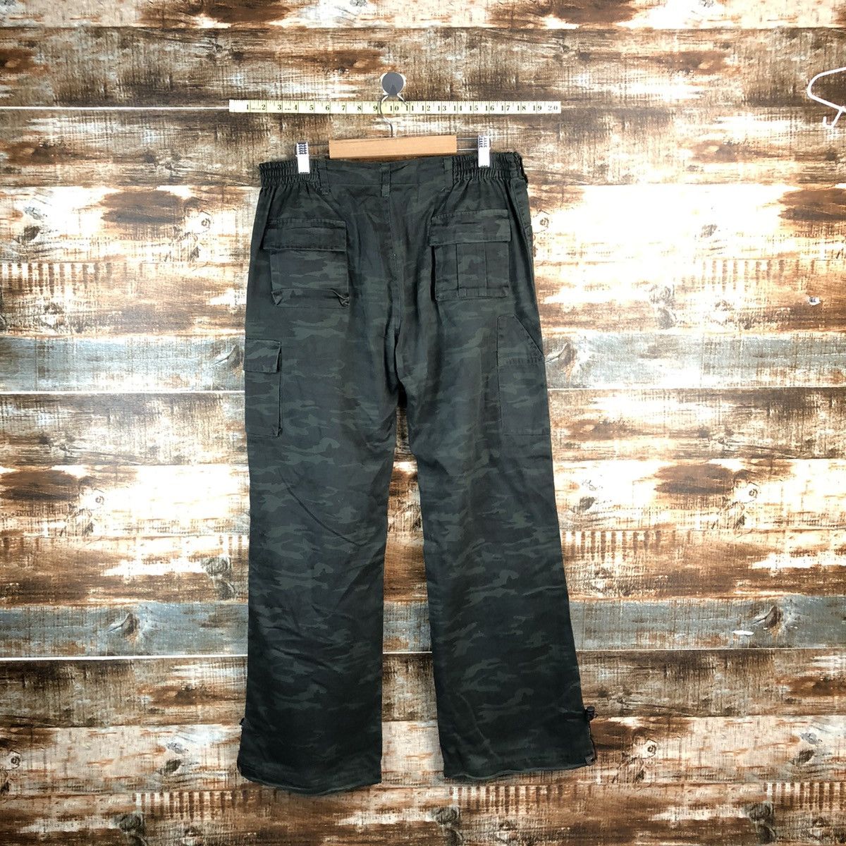 Japanese Brand Fevatis camo utility tactical Cargo Multipocket Pants #A2431 Size US 32 / EU 48 - 12 Thumbnail