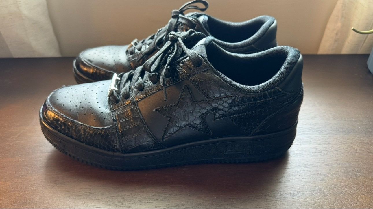Bape Snakeskin Bapesta Size US 10 / EU 43 - 5 Thumbnail