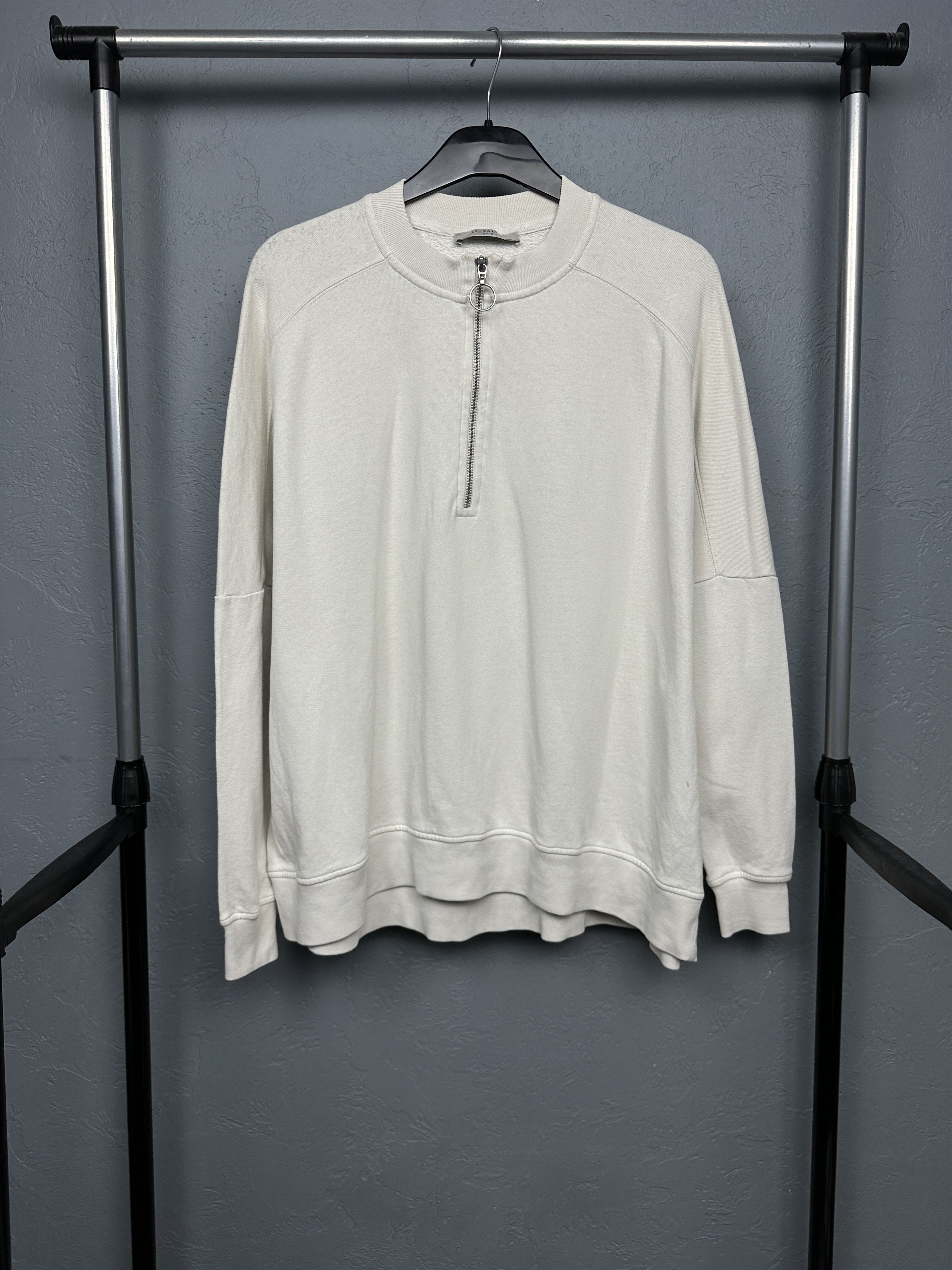 Allsaints Allsaints Womens Artillery Quarter 1\4 Zip Sweatshirt Size S / US 4 / IT 40 - 1 Thumbnail