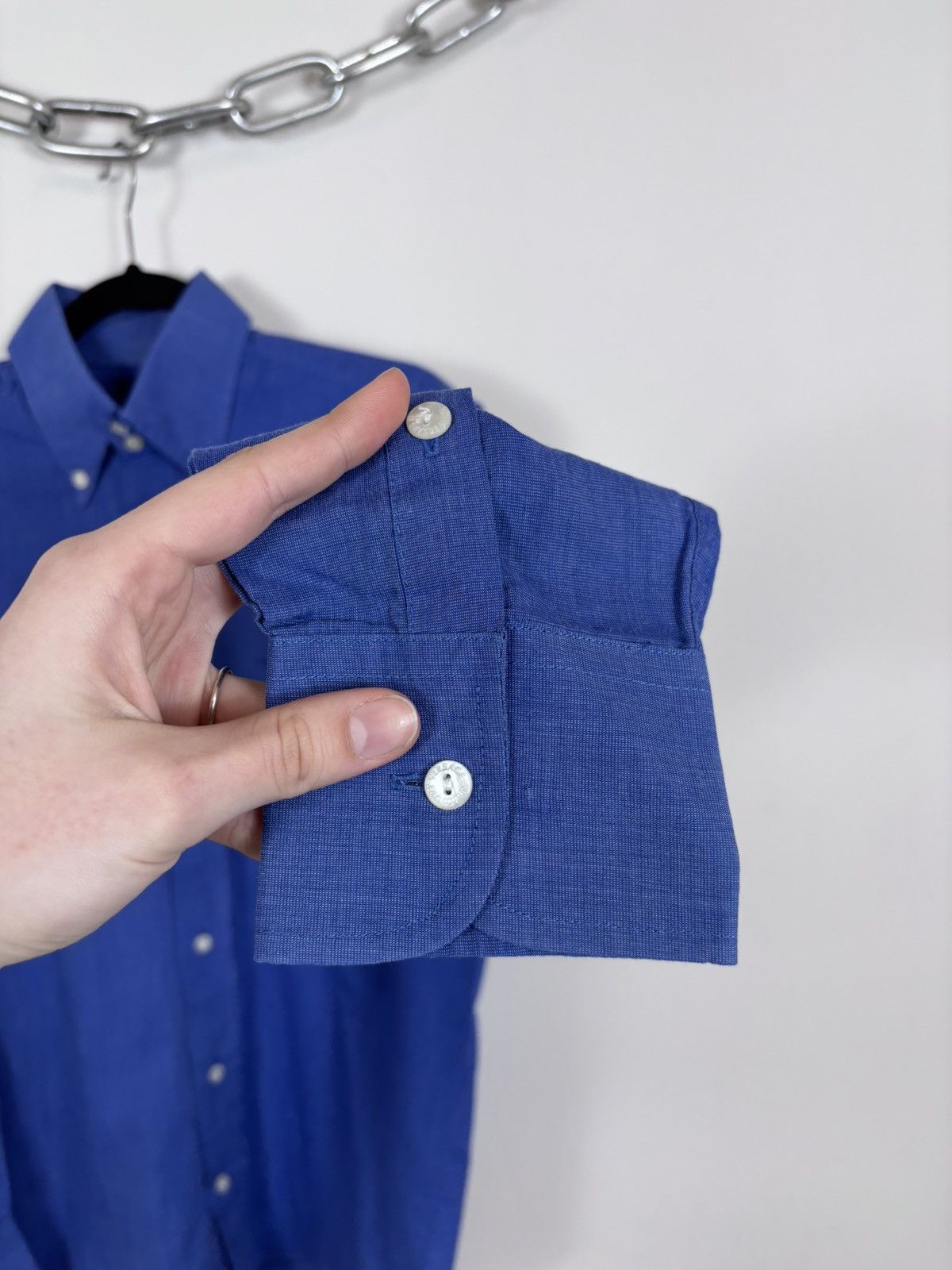 Versace Jeans Couture Vintage Versace Jeans Couture Men’s Blue Long Sleeve Shirt Size US M / EU 48-50 / 2 - 7 Thumbnail