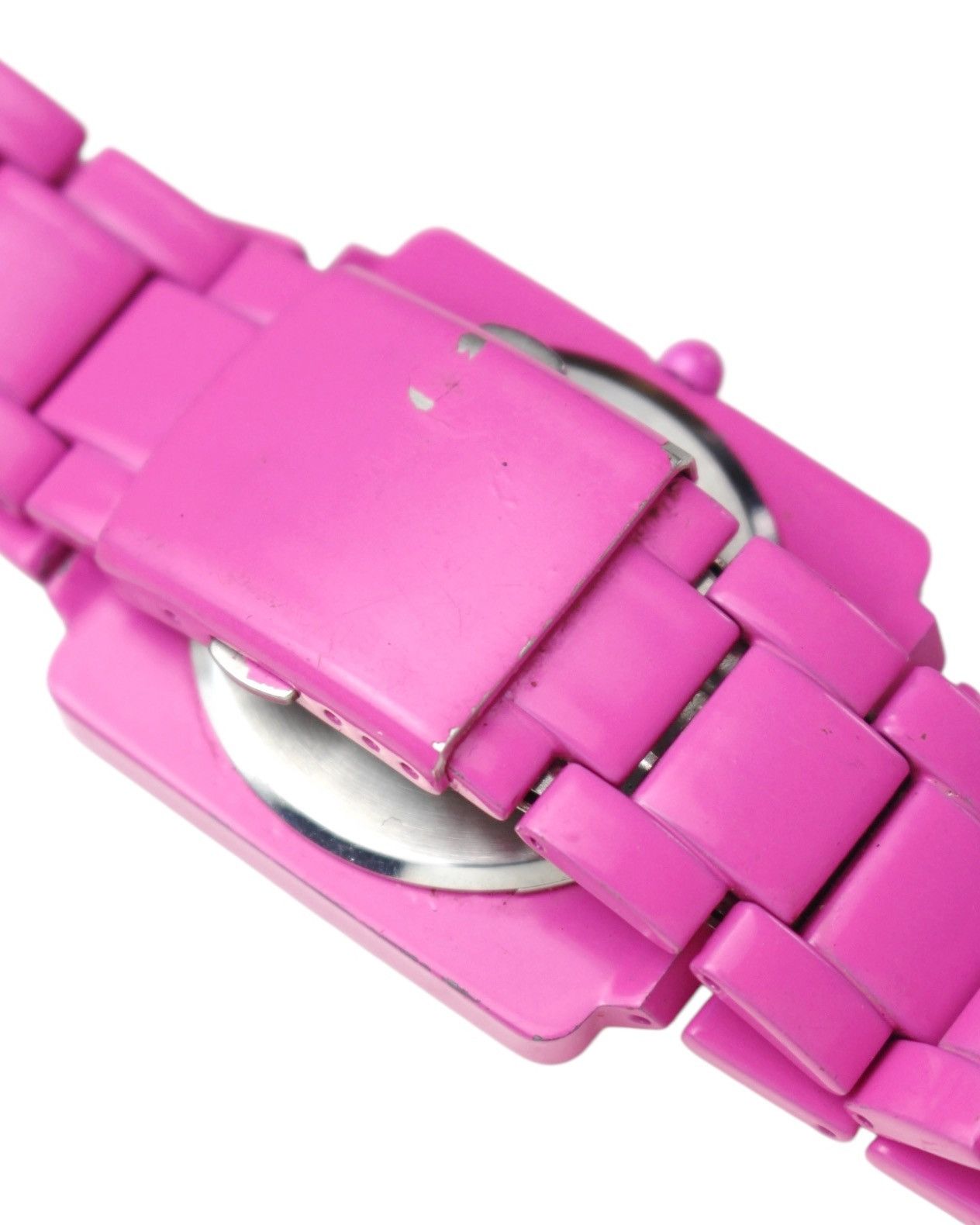 Hysteric Glamour 2000S DEEP JAPAN RED STAR PINK SQUARE DIAL JUMP HOUR WATCH Size ONE SIZE - 6 Thumbnail