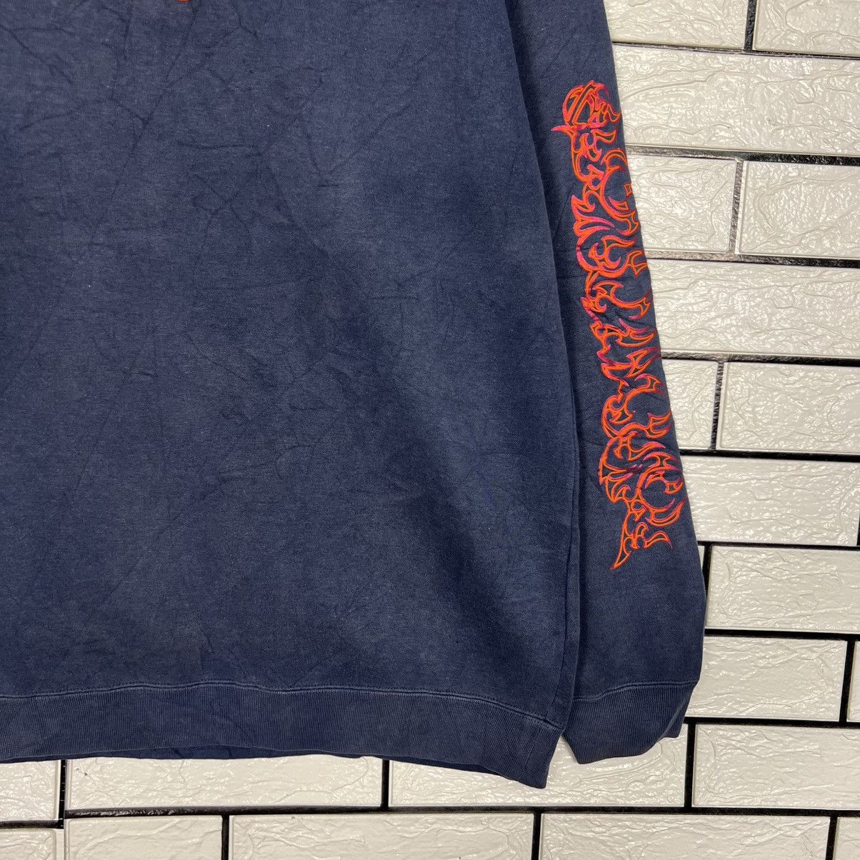 Lost Enterprises LOST FLEECE Fire Big Logo Crewneck Sweatshirt #4201-C192 Size US M / EU 48-50 / 2 - 9 Thumbnail