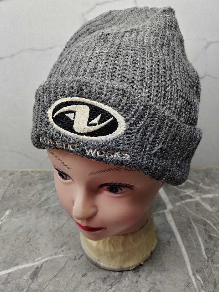 Japanese Brand × Vintage Vintage Athletic Works Beanie Snowcap Size ONE SIZE - 2 Thumbnail