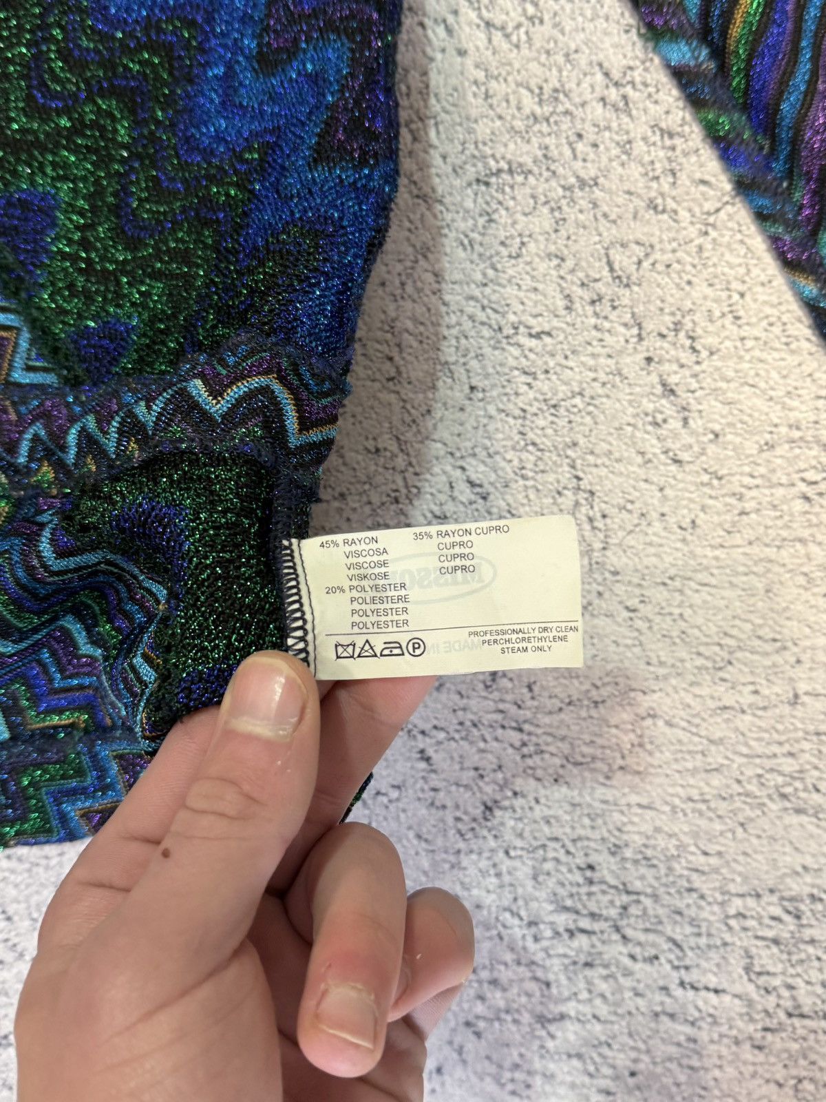 Missoni MISSONI Chevron ZigZag Knit 2-Piece Set Top & Wide Leg Pants Size 30" / US 8 / IT 44 - 11 Thumbnail
