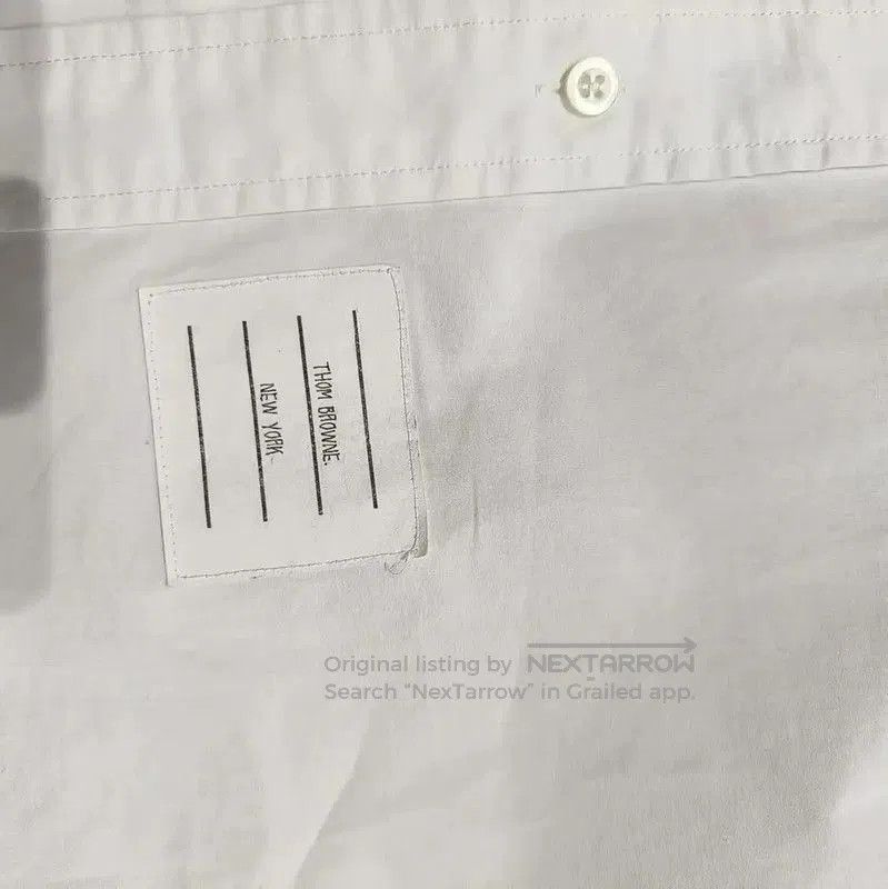 Thom Browne Thom Browne Women's White Polyester Shirt . Size S / US 4 / IT 40 - 3 Thumbnail