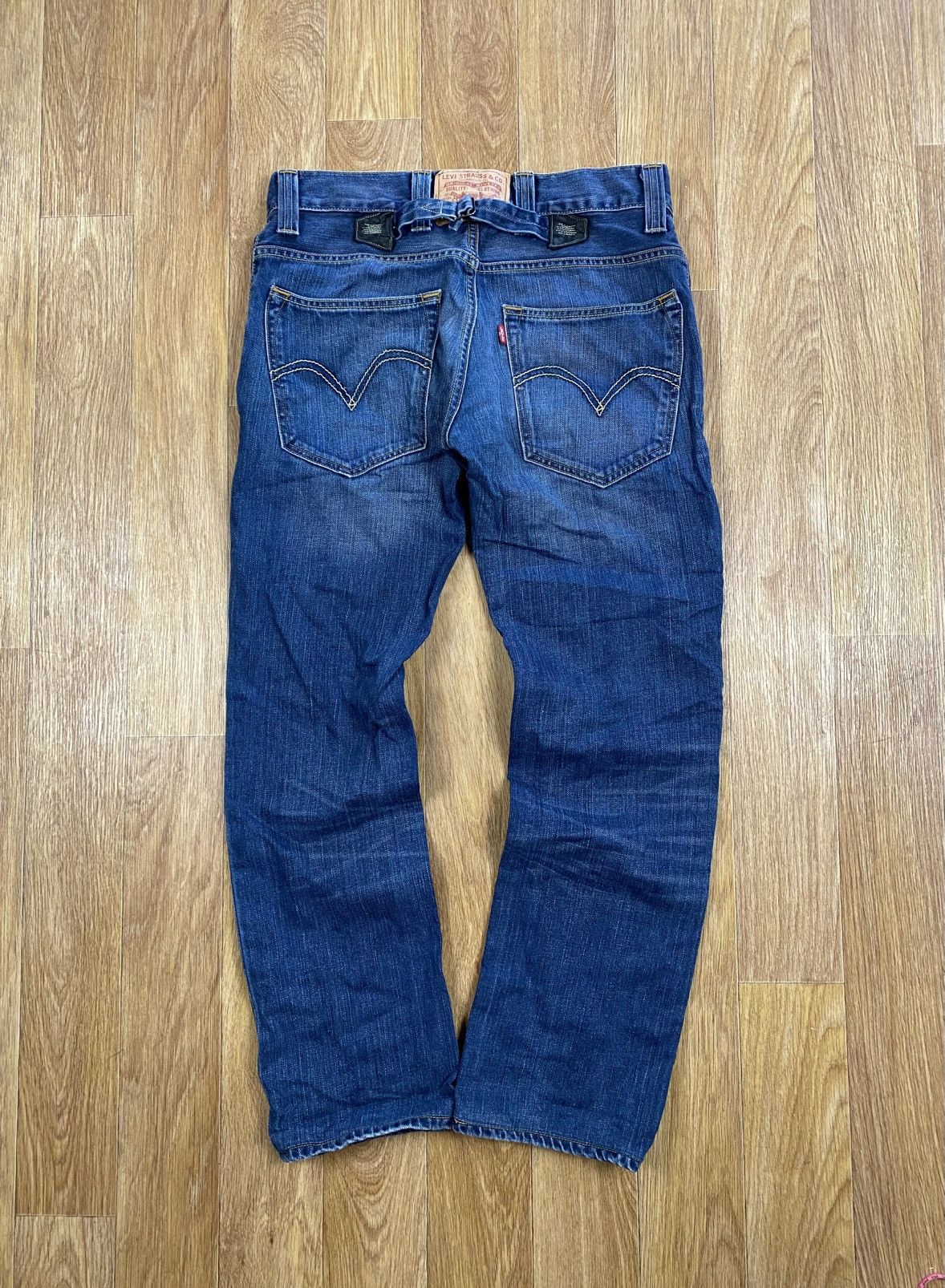 Levi's Levi’s 511 Buckle Back Works style Faded Denim Jeans W34 L32 Size US 34 / EU 50 - 1 Thumbnail