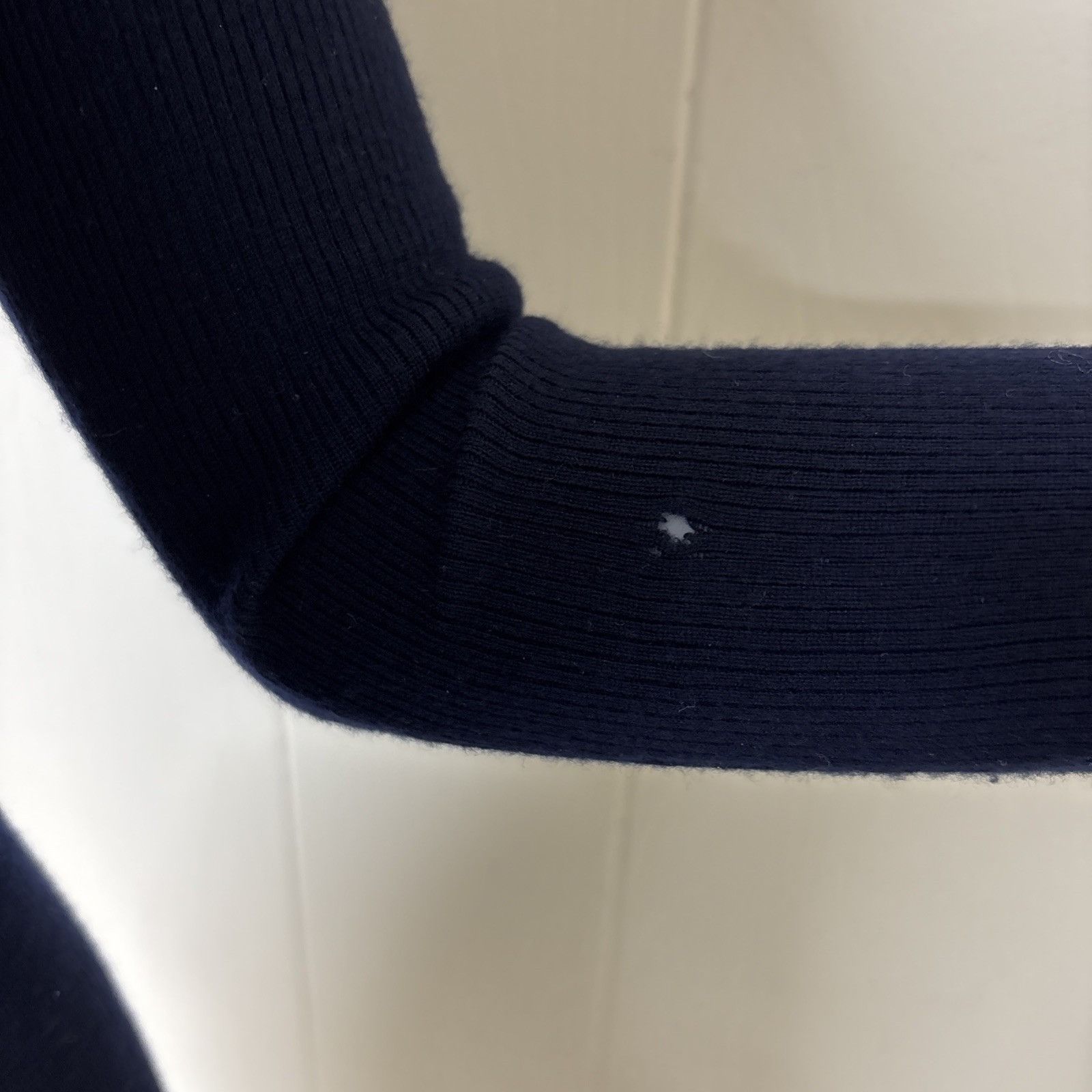 Other Lewit Wool Sweater Womens XS Blue Merino Pullover Cut Out Ba Size XS / US 0-2 / IT 36-38 - 9 Thumbnail